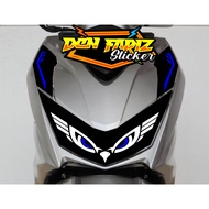 Stiker lampu depan beat Deluxe Stiker lampu motor beat variasi lampu beat fi stiker lampu depan beat street Azni Stiker