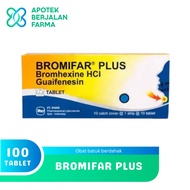 Bromifar Plus Box of 100 tablet - Cough medicine with phlegm