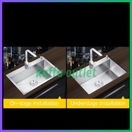 Kitchen sink stainless sus 304 6045 minimalist kitchen sink/ thsink sus 304 dishwashing sink