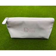 【黑皮TIME】DIOR迪奧-經典白色空氣化妝包 (三款LOGO顏色，專櫃正品) G881