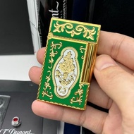 【New】<Dupont lighter> 都彭 打火机 Enamel-Finished High-End Inflatable Lighter with Grinding Wheel