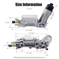 New
 68105583AF Oil Filter Adapter For Dodge Charger Ram ProMaster Jeep Cherokee Wrangler Chrysler 3