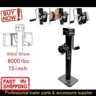 8000 lbs. 15in ขายกเทเลอร์ ล้อหน้าเทรลเลอร์ ล้อหน้าเทรลเลอร์ ขนาด 8000 lbs. แบบล้อ -Drop Leg Boat Sw