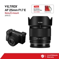 VILTROX 25mm F1.7-E AIR Auto Fcous APS-C Large Aperture Prime Lens For Sony E-Mount Camera
