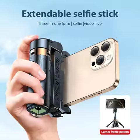 Universal Portable Selfie Stick Tripod Foldable Mini Selfie Stick Phone Tripod Stand With Detachable