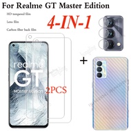 4-In-1สำหรับ Realme GT 5G /GT Neo 5G /Gt Master Edition 5G /Gt Neo 2ฟิล์มเลนส์กล้องและกระจกนิรภัยป้อ