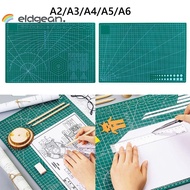 ELDGEAN Cutting Board, Grid Line A1/A2/A3/A4/A5/A6 Paper Cutting Pad, Precision Cutting PVC Self-hea