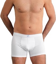 Mens 3 Pack Black or White 95% Cotton Comfort Fit Boxer Shorts Size S-XXL DUB220