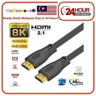 Ultra High Speed 8K HDMI Cable  V2.1 48Gbps HDMI Cable 1.5M/3M Supports 8K/60Hz 4K/120Hz HDCP2.2 HDR Dolby Atmos eARC