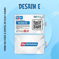 Cetak Kartu My Pertamina / ID Card My Pertamina / Member Card - Desain E