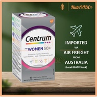 [Ready SG Stock] Centrum For Women 50+ 60 / 90 Tablets Silver
