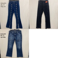 Thrift 2hand pass liquidation of women's long jeans, 2