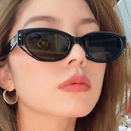 1pc Cat Eye Sunglasses For Women/Men, Round Face, Fashionable, Anti-Uv, Summer Sunglasses Beach Sun 