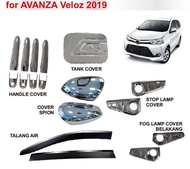 cover stop lamp chrome croom krum Avanza veloz 2019 Tutup stop lamp