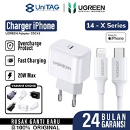 Souyoun - UGREEN Wall Charger Adapter Head MFi Cable for iphone 14 13 12 11 X 20W 18W 10W PD Fast