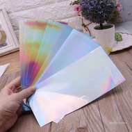 perfect 10Pcs Printer Sticker Paper  Rainbow Vinyl Sticker Self Adhesive