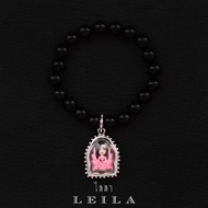 Leila Amulets นางพญาจิ้งจอก 9 หาง ห่วงห้อย (พร้อมกำไลหินฟรีตามรูป)