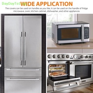 DAYDAYTO 2Pcs/Set Refrigerator Door Handle Cover Kitchen Appliance  Door Knob Protector SG