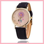 ▤ ♙ Luckin Mart Geneva leather Wrist Watch Dream catcher Watch