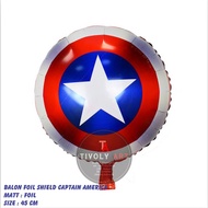 Captain America Shield Foil Balloon | Captain America Shield Foil Balloon | Superhero Balloons