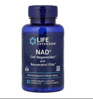 包順豐📦全新正品* Life Extension NAD+ Cell Regenerator™ and Resveratrol Elite 30粒