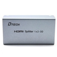 Dtech 2K 1 in 2 HDMI Splitter - HDMI Splitter 1 in 2 out Dtech 2K