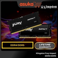 Kingston Fury Impact DDR4 / Fury Impact DDR5 3200Mhz/4800Mhz/5600mhz performance Sodimm Ram