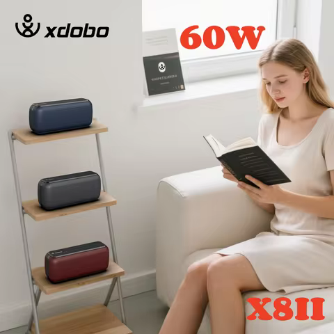 XDOBO Bluetooth Speaker Wireless 60W Power Subwoofer X8 II Deep Bass Outdoor Fun Camping Riding Hiki