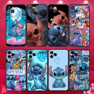 soft black TPU Samsung A03s A05S A06 A07 A10S A11 A12 Lilo Stitch phone case