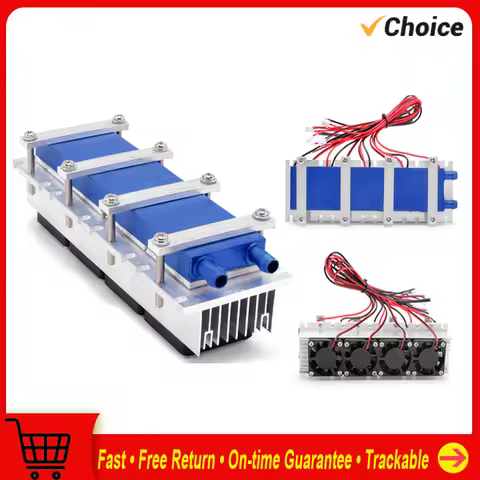 288W/144W Thermoelectric Peltier Refrigeration Cooler 12VDC 30A/15A Semiconductor Cooling System DIY