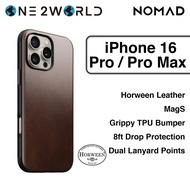 NOMAD Modern Genuine Leather Mag Rugged Case For iPhone 16 Pro/16 Pro Max 6.9 USA Horween® Leather,1