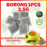 Borong 1 Uncang 100% Asli Daun Senna Uncang 2.0g | Original Sanna Tea |Teh Jati Cina Maki Detox |Teh kurus