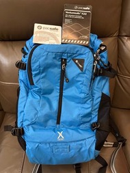 pacsafe venturesafe X22 backpack 旅行防盜背囊 22L blue 藍色 旅行 防盜 安全 背包