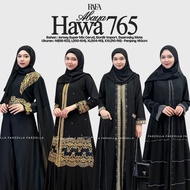 Black Turkish Abaya Hawa 764 765 735 754 Jersey Material with Ceruty Combination Sizes ML XL XXL by 