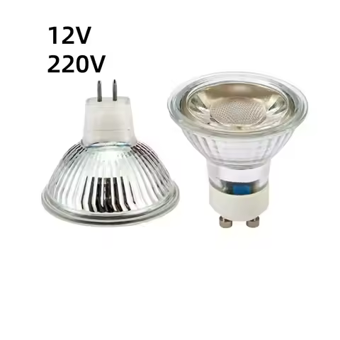 Dimmable High Power Chip LED Bulb MR16 GU5.3 COB 9W 12V 110V 220V LED Spotlights Warm/Cool White MR1