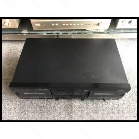 Second-handDual Cassette Deck Electric Control Tape Recorder Player KX W321 Tape card landline machi
