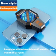 GOOJODOQ Cooling Pad Gamepad Gaming Radiator Cooler Mobile Fan Holder Mobile phone cooling fan suita