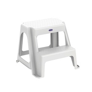 [Min Purchase 2] Duramax Double Step Ladder Stool (White)