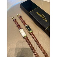 YSL Saint Laurent ️ ️ Commuter All-Match Medieval Watch Black Face White Face Fashion Slim Elegant W