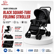 Beige Stroller for baby Foldable stroller 2 way Travel Stroller Baby Adjustable Lightweight Stroller