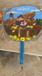 迪士尼灰熊山淘金 chip and dale（奇奇蒂蒂）扇子