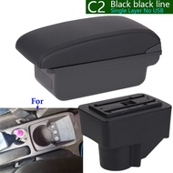 For Ford Fiesta Armrest Box For Ford Fiesta MK7 Car Armrest 2011-2019 Storage Box Interior Dedicated