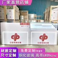 Scratch China Double Scratch Glass Cabinet Lottery Exhibition Cabinet Display Cabinet Cash Register 
