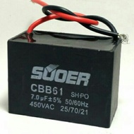 7UF Kitchen Exhaust Fan Capacitor Fan capasitor 7uf