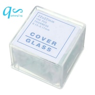 100pcs Transparent Slides Coverslips Coverslides 22x22mm For Microscope