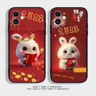 OPPO A71 A73 2020 A75 A77 A83 A1 A1K Soft Phone Case Cover Silicone Casing Happy Rabbit