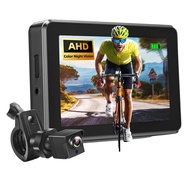 1080P Bicycle Rear View Camera with 4.3Inch MonitorNight Vision Bicycle Bike Mirror for E-Bike Mount