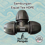 Pinguin Aksesoris pipa HDPE TEE 2 INCH / 63MM EQUAL TEE