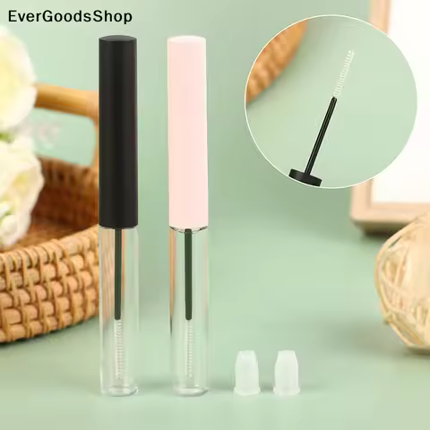 New 5ML Ultra Fine Brush Empty Mascara Tube Liquid Eyeliner Mascara Bottle Eyelash Elongation Refill