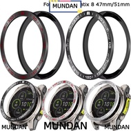 MUNDAN Bezel Ring Styling , Decorative Stainless Steel Watch Bezel Ring, Protective Replacement Anti